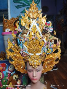 mahkota karnaval/ mahkota carnival tema wayang rama shinta