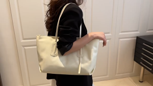 SAVE Extra Large Capacity Women Shoulder Bag Casual Tote Bag PU Leather Handbag Beg Bahu Outing Bag Beg Kerja Wanita L52