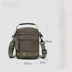 Volunteer | Túi đeo chéo mini nam Oxford Túi đeo vai đơn mùa hè Túi điện thoại di động thời trang Túi du lịch thường ngày Túi đeo chéo bằng vải Oxford