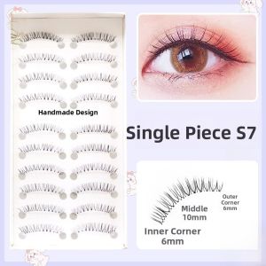 Dream Deer S7 Thickened Natural Looking Fake Eyelashes for Women 10 Pairs Set Segmented Whole Piece Easy to Use Beauty Tools