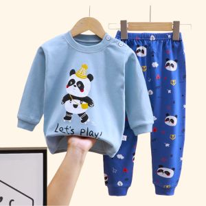 LightShine Terno Cotton Longsleeve Pajama For Baby Boy/Pajama Set For Boy /Sleepwear For Baby /Pantulog