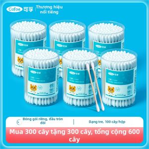 Cofoe | Tăm Bông Hai Đầu Dùng Một Lần cho Tai và Trang Điểm