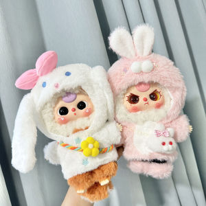 Baby Clothes Series: Hooded Pink Rabbit & Plush Doll Outfits