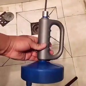 5m Telescopic Drain Snake Cleaner - High-Quality Steel Pipe Dredging Tool for Clog Removal