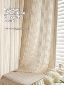Light-filtering Thickening Sun-blocking Linen Sheer Curtain