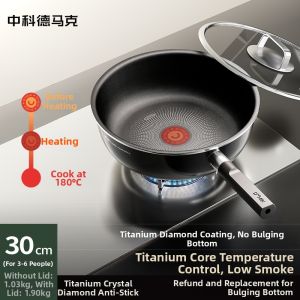 DUMIK | Titanium No-Coating Non-Stick Flat Pan