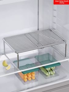 evesigar | Double-layer Stainless Steel Fridge Organizer