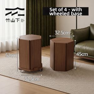 ZHUSHANXIA | Durable Stackable Stool