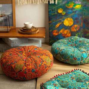 MOLORE | Lazy Floor Sitting Cushion Cotton Linen Tatami Style