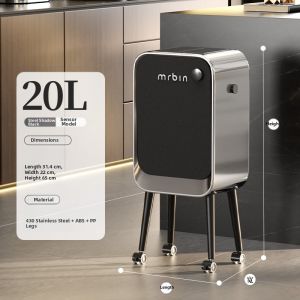 MR.Bin | Smart Sensor Automatic Elevated Large Capacity Light Luxury Home Trash Can