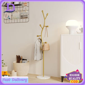 Creative Tree-shaped Coat Rack Living Room Hanger Rack Marble Multi Hooks Stand Hang Rack Bag Hat Rack