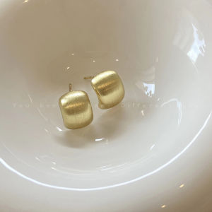 S925 Silver Needle Metal C-Shaped Earrings Womens Elegant Design Cold Style Ear Jewelry 2025 New Fashion Trend