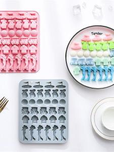 Food Grade Silicone Baking Mold Golf Ball Theme 32 Pieces Chocolate Candy Cake High Temperature Resistant Soft Candy Mould