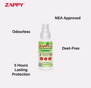 Zappy Odourless Deet-free Insect Repellent Spray 50ml Mosquito repellent spray