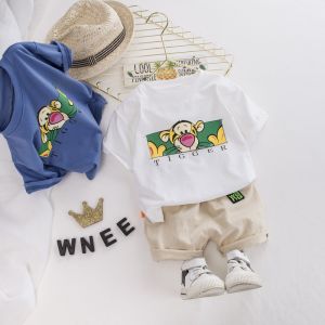infant toddlers clothing Cartoon Top+shorts Childrens Sets baju kanak kanak cotton