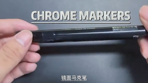 DIY Mirror Marker Chotune pen reflective chrome marker pen electroplated silver paint pen waterproof gloss pen