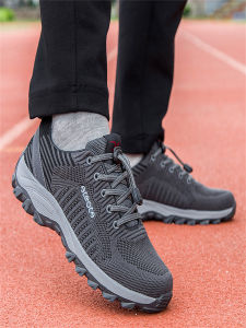 Mens Breathable Lightweight Anti-slip Walking Shoes Comfortable Soft Bottom Dad Shoes Spring Autumn Season Casual Sports Sneakers