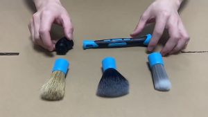 ชุด 3 ชิ้น แปรงขนหมูป่า ทำความสะอาด ดีเทลลิ่ง ปัดฝุ่น รวมฝูงออฟชั่น สปอร์ต ที่มีออฟชั่นเสริม ท่ออต่อแปรง