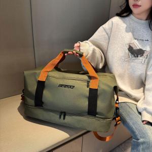 Large Capacity Waterproof Swimming Bag Mens Travel Fitness Bag Handheld Dry Wet Separation Independent Shoe Compartment Bag