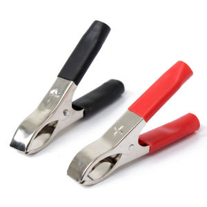 EELHOE | 1/5 Cặp Kẹp Kiểm Tra Ắc Quy Ô Tô Màu Đỏ & Đen 30A 75mm Kẹp Cá Sấu Dòng Cao Mạ Đồng Dùng Cho Kiểm Tra Điện