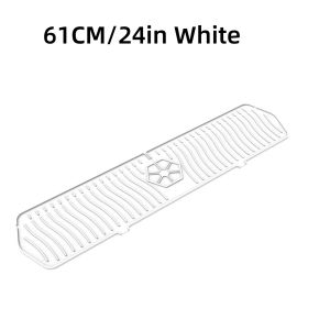 24/29.5inch Kitchen Sink Splash GuardSilicone Draining Mat for SinkSink Protectors for Kitchen Sink Mat Splash Guard Kitchen
