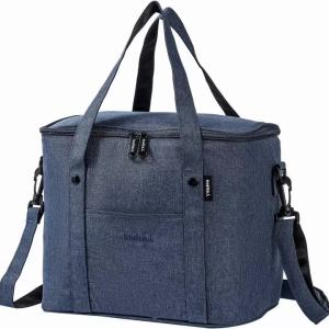 1pc Insulated Lunch Bag For Men/WomenReusable Large Cooler Box With Shoulder Strap Camping Picnic Bag For Teenagers And Workers