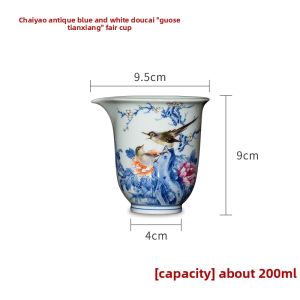 Zhongs Kiln | Hand-painted Blue and White Overglaze Cup