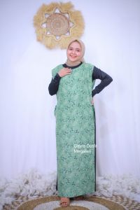 rompi tali samping motif bunga bahan rayon super