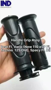 Karet Pipa Handle Hand Grip Fat Vat Pad Handfat Assy Set Beat FI Lama & Spacy F1 & Vario Techno 125