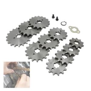Motorcycle 420 Chain Front Engine Sprocket 17mm/20mm For 50cc 70cc 110cc 125cc 140cc 150cc 160cc Pit Dirt Bike Mini ATV Quad