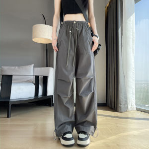Jazz Costumes Womens Summer Thin American High Waist Wide Leg Jazz Pants Loose Dancing Sports Cargo Pants