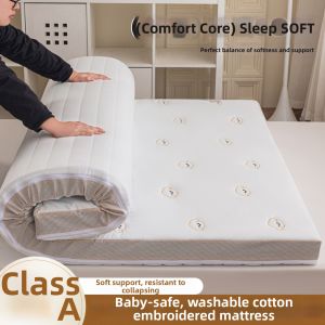 BEIPIN | A-Grade Brushed Washed Cotton Single Mattress designated for individual renters Memory Foam Removable