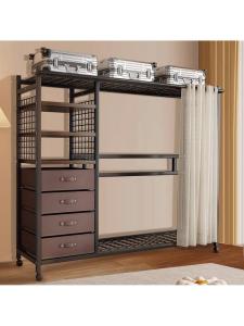 MOLORE | Dust-proof Multi-level Steel & Fabric Storage Wardrobe