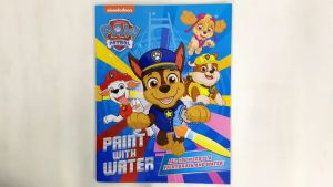 Paw Patrol Paint with Water Activity Book for Kids With Many Pages to Paint & Colour