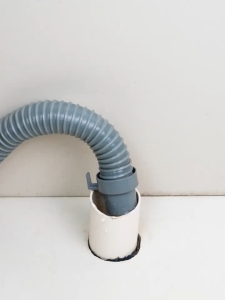 1-Pack Plastic Washing Machine Drain Hose Adapter with Anti-Backflow Sealing Gasket for Bathroom and Toilet - Durable Refit Washing Machine Drain Hose Connector