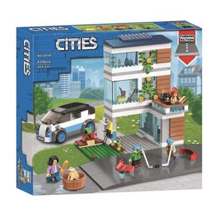 LEGO Building Block City Series Family Residential Apartment Building ...