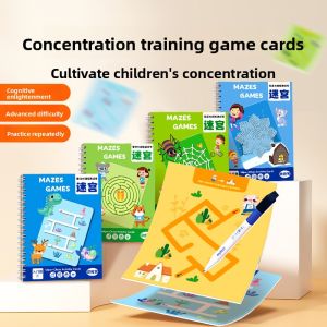 JIFANPAUL | Focus Training Maze Book for 3 Year Olds