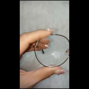 [PROMO] Kacamata Model Retro MINUS-0.50 s/d -4.00 Korea Fashion Pria / Wanita / Remaja / Dewasa / Mata Yang Burem Jarak Jauh Bentuk Oval Hitam Gold Full Besi Ada Nosepad - OPTIK MINUS MURAH LANGSUNG PAKAI