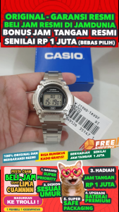 CASIO ORIGINAL - CASIO W-219HD-1A - MEN CT - STAINLESS STEEL - Silver - Jam dunia JD18ST # Jam Tangan Pria Jam Pria Jam Tangan Anti Air + CASIO W-219HD-1A W 219HD 1A W-219HD 219HD W219 W219HD W-219 $ S003