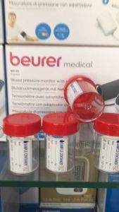 Lọ Đựng Mẫu Bệnh Phẩm Lưu Mẫu Có Nắp Màu Đỏ 55ML Lọ Đựng Phân Lọ Ly Đựng Nước Tiểu LỌ ĐỰNG MẪU CÓ NẮP