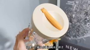 Ly nước có ống hút 700ml có lõi lọc siêu đẹp đựng nước detox nắp có ron chống trào cao cấp