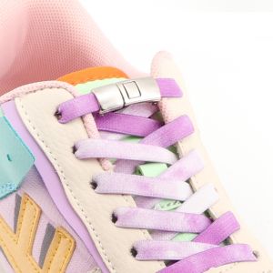 No Tie Shoelaces For Sneaker Elastic Shoe Laces Rainbow Men And Women Casual Shoes For Men And Women Lazy Shoelace Accessories