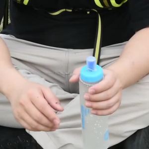 1PCS 400ml TPU Soft Flask Water Bottle Hydration Pack BPA-Free Running Flask for Hydration Pack for Running Hiking Cycling Cli