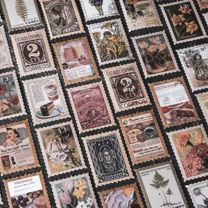 Gimue | Retro Style Postal Themed Diary Stickers
