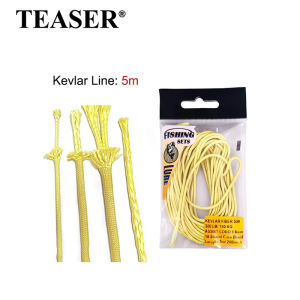 TEASER 70-300LB String Strong Hollow Core Assist Line For Boat Binding Jigging Hook Accessories Braided Kevlar Fishing Line