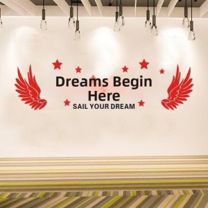 ZHIZHOU | 3D Inspirational Wall Stickers