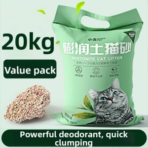 MIVOFIVO | Green Tea Odor-Controlling Clumping Cat Litter