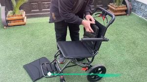 wheelchair รถเข็น ผู้ป่วย หัด เดิน ที่วางแขนปรับได้ น้ำหนักเบาและพับเก็บได้ รองรับน้ำหนัก100กก โครงอลูมิเนียมอัลลอยด์ รถเข็นสำหรับผู้สูงอายุ