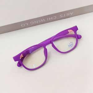 Kính Chống Ánh Sáng Xanh Cho Trẻ Em Thiết Kế Đơn Giản Thời Trang Uni Silicone Lens Bảo Vệ Mắt Cho Trẻ Em