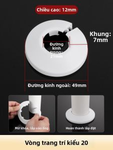 XINFANGCHENG | Ống Trang Trí Bọc Đỡ Kẹp Cố Định